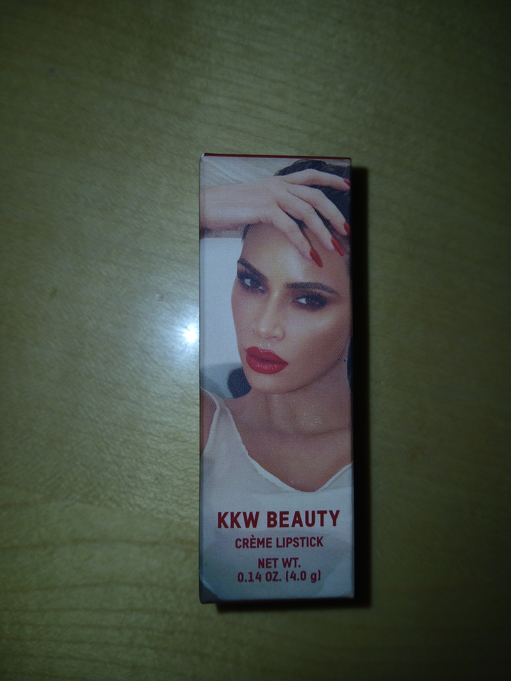 New KKW Beauty Crème Lipstick -Hot Sauce